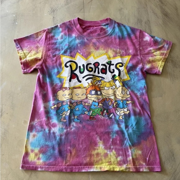 Nickelodeon Tops - Womens Vintage Rugrats Nickelodeon Tye Dye T Shirt Size Small